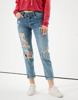 AE Ripped Tomgirl Jean