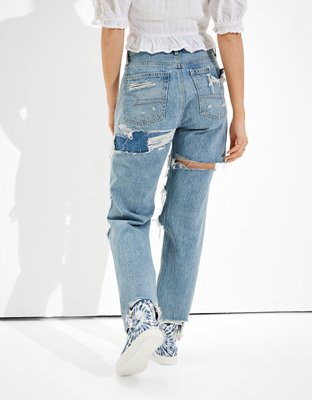 ae ripped 90s boyfriend jeans