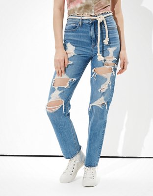 highest waist baggy straight jean