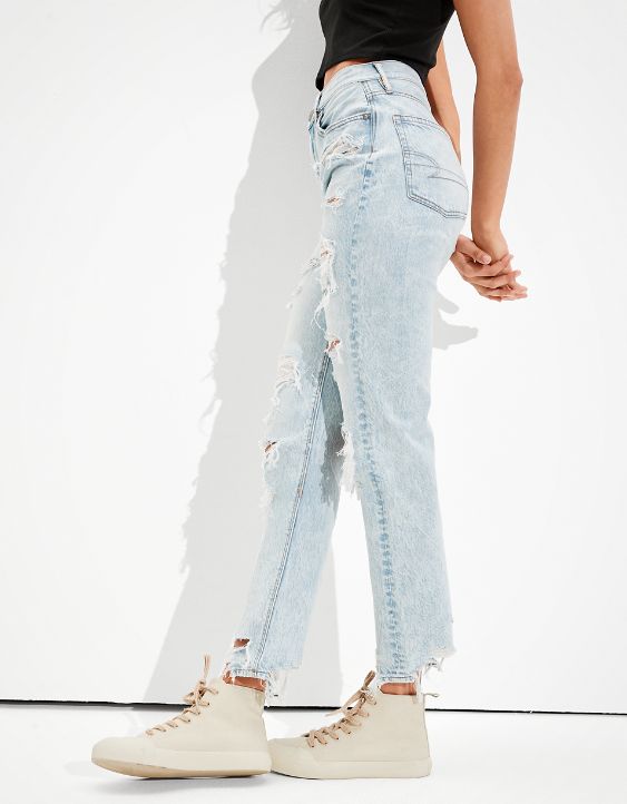 AE Patched '90s Boyfriend Jean