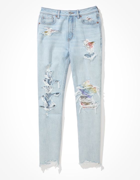 AE Pride Patched Mom  Jean