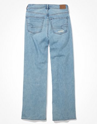 AE Ripped Super High-Waisted Baggy Wide-Leg Jean