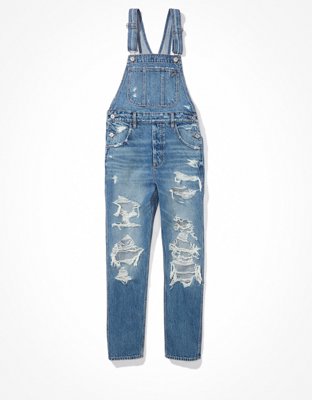 AE Ripped 90s Boyfriend Denim Overall