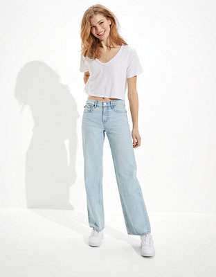 American eagle best sale wide leg jeans