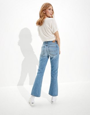 Женские джинсы American Eagle AE Ripped Highest Waist '90s Flare Jean — фото 2