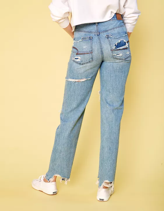 AE Pride Ripped '90s Straight Jean