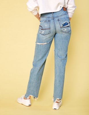AE Pride Ripped '90s Straight Jean