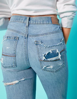 AE Pride Ripped '90s Straight Jean