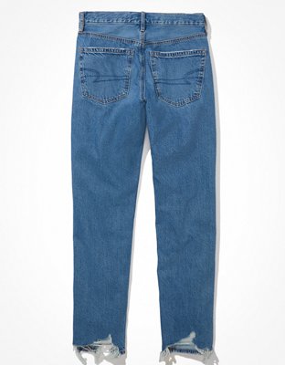 AE x The Jeans Redesign Ripped '90s Straight Jean