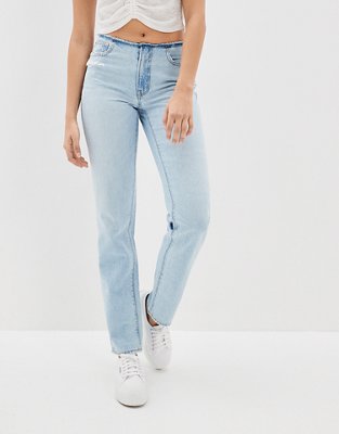 ae low rise baggy straight jean