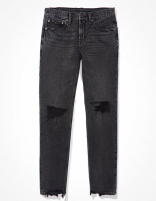 AE Low-Rise '90s Straight Jean con rasgados