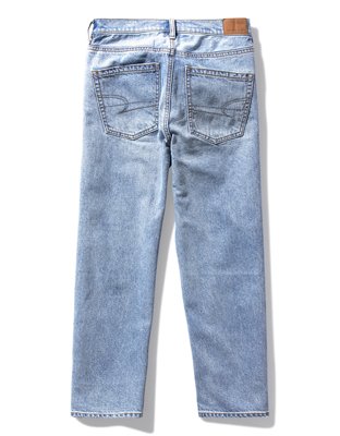 Женские джинсы American Eagle AE Ripped '90s Wide Leg Crop Jean — фото 4