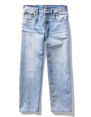 Женские джинсы American Eagle AE Ripped '90s Wide Leg Crop Jean — фото 3