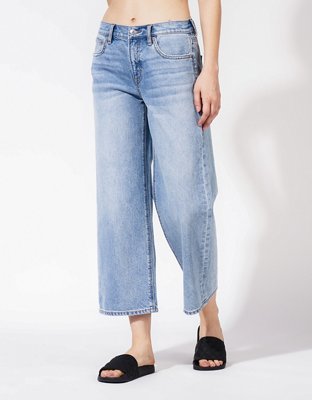 AE Ripped '90s Wide Leg Crop Jean