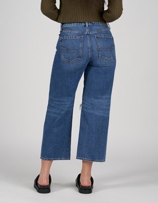 AE Ripped '90s Wide Leg Crop Jean