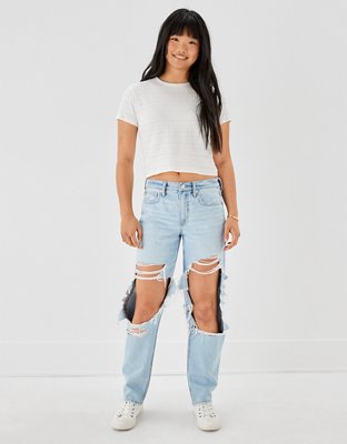 AE Strigid Ripped '90s Straight Jean