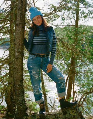 AE Patched '90s Straight Jean