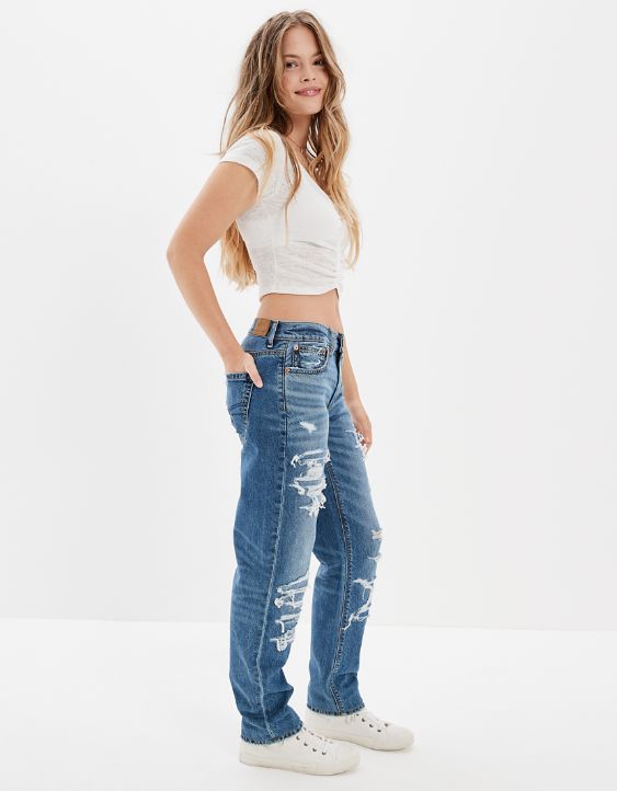 AE Patched '90s Straight Jean