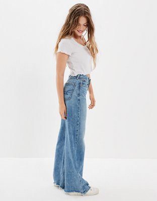 AE Super High-Waisted Baggy Wide-Leg Jean