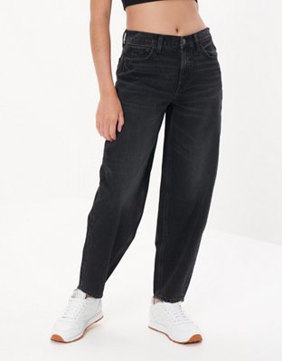 Pantalon jeans American Eagle original de color negro opaco liso STRET –  Qlindo Store
