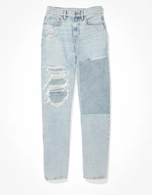 AE Strigid Patched Highest Waist '90s Boyfriend Jean