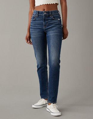 AE Curvy Relaxed Sisters Straight Ziegler Stretch The High-Waisted x Jean