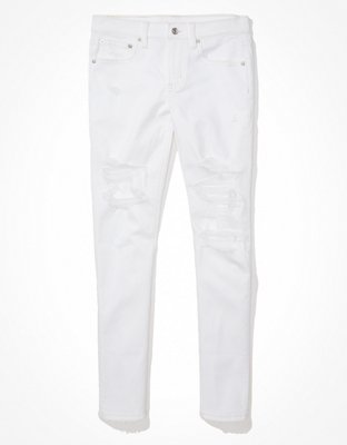 White ripped skinny jeans hot sale womens