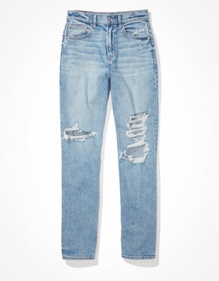 AE Stretch Ripped Highest Waist '90s Boyfriend Jean