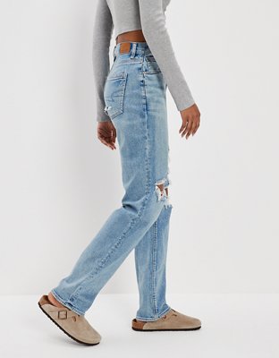 Женские джинсы American Eagle AE Stretch Ripped Highest Waist '90s Boyfriend Jean — фото 4