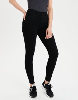 black jegging work pants