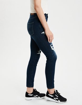 Женские джинсы American Eagle AE 360 Ne(x)t Level Curvy High-Waisted Jegging — фото 4