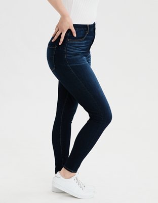 american eagle high rise super stretch jeans