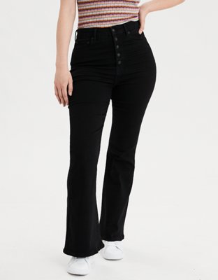 american eagle high rise flare jeans