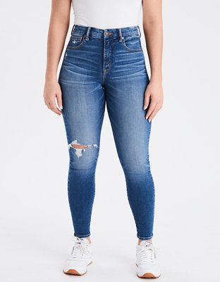 American eagle curvy hot sale high waisted jeggings