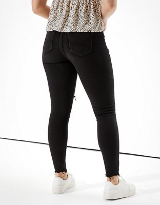 Женские джинсы American Eagle AE Cozy Ne(x)t Level Patched Curvy High-Waisted Jegging — фото 2