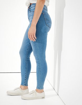 Женские джинсы American Eagle AE Forever Soft Curvy High-Waisted Jegging — фото 4