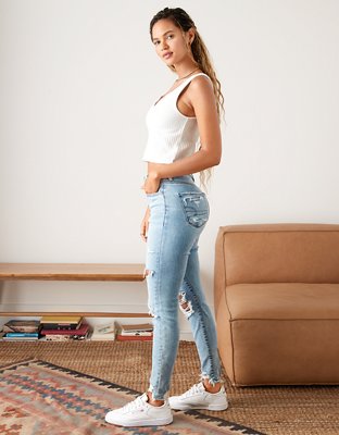 AE Ne(x)t Level Ripped Curvy High-Waisted Jegging