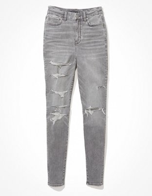 Женские джинсы American Eagle AE Ne(x)t Level Ripped High V-Rise Curvy Jegging — фото 3