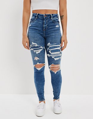 AE Next Level Patched High-Waisted Jegging