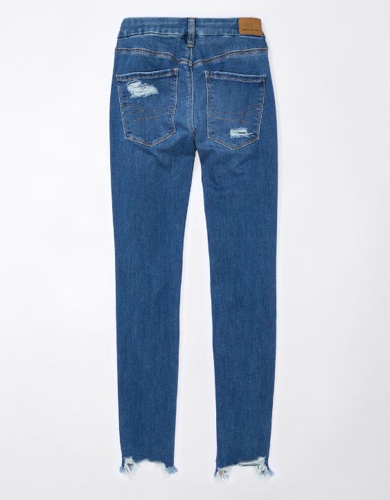 AE Next Level Curvy Patched High-Waisted Jegging