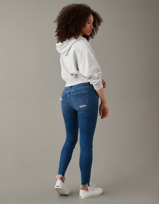 AE Next Level Curvy Patched High-Waisted Jegging