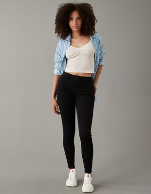 Arie High Rise Crop Colored Jeans