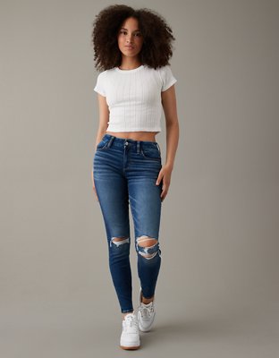 Seriously Stretchy Super High-Waisted Ankle Jegging