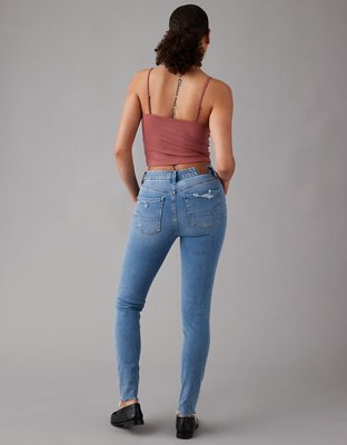 AE Dream Curvy High-Waisted Jegging Crop - ShopStyle