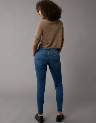 AE Next Level Curvy High-Waisted Ripped Jegging