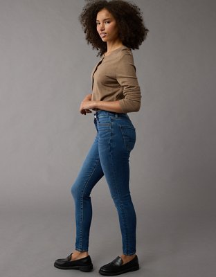 Женские джинсы American Eagle AE Next Level Curvy High-Waisted Jegging — фото 4