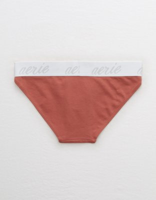 Aerie Real Soft® Stretch Cotton Logo Bikini
