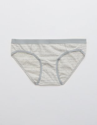 Aerie Cotton Flat Elastic Bikini Underwear