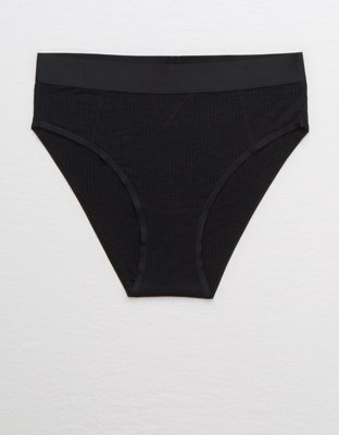 aerie ribbed high waisted bikini bottom