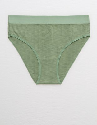 Aerie Ribbed High Waisted Bikini Underwear